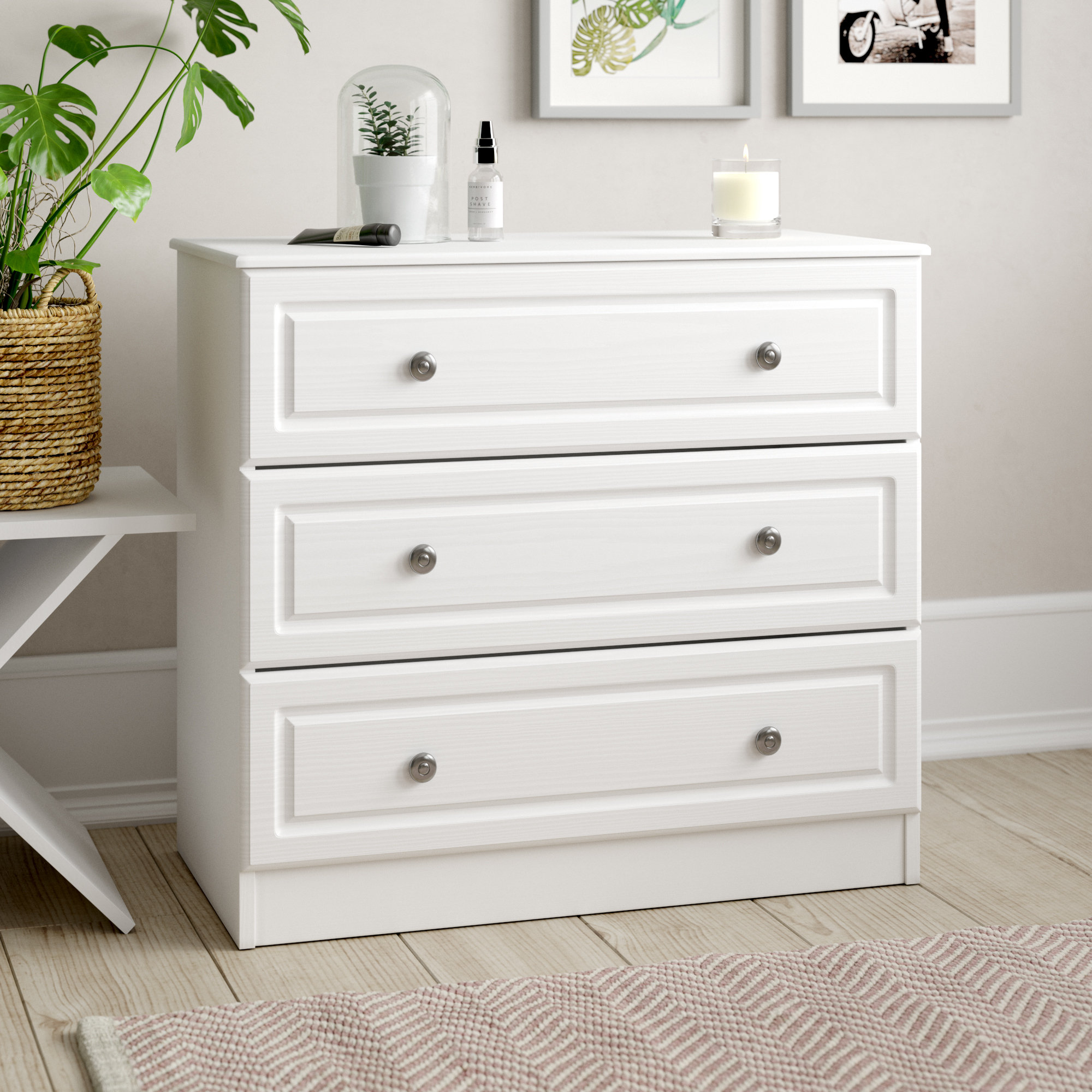 Brambly Cottage 3 Drawer Chest Of Drawers Reviews Wayfair Co Uk