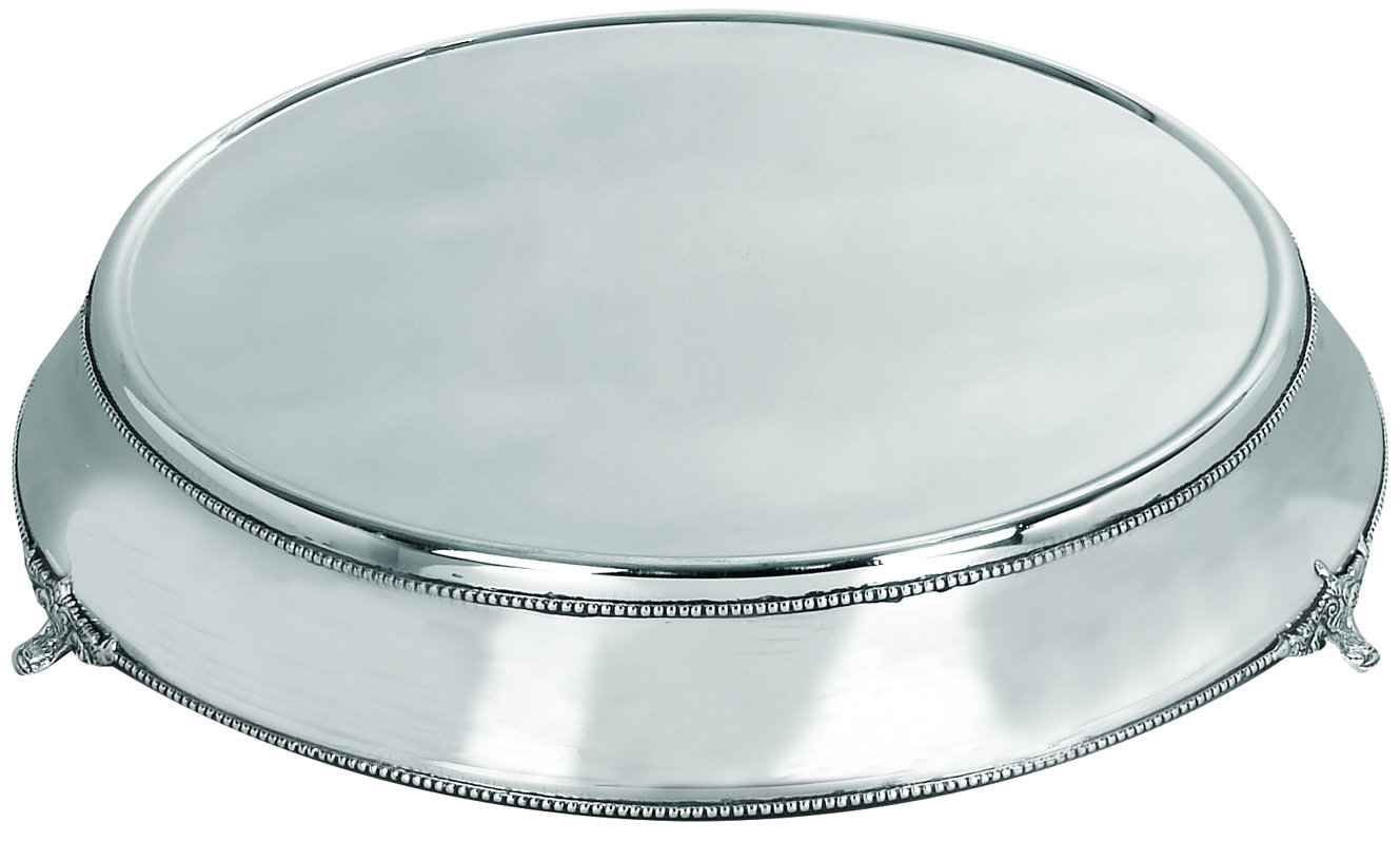 Woodland Imports Stainless Steel Cake Stand & Reviews Wayfair