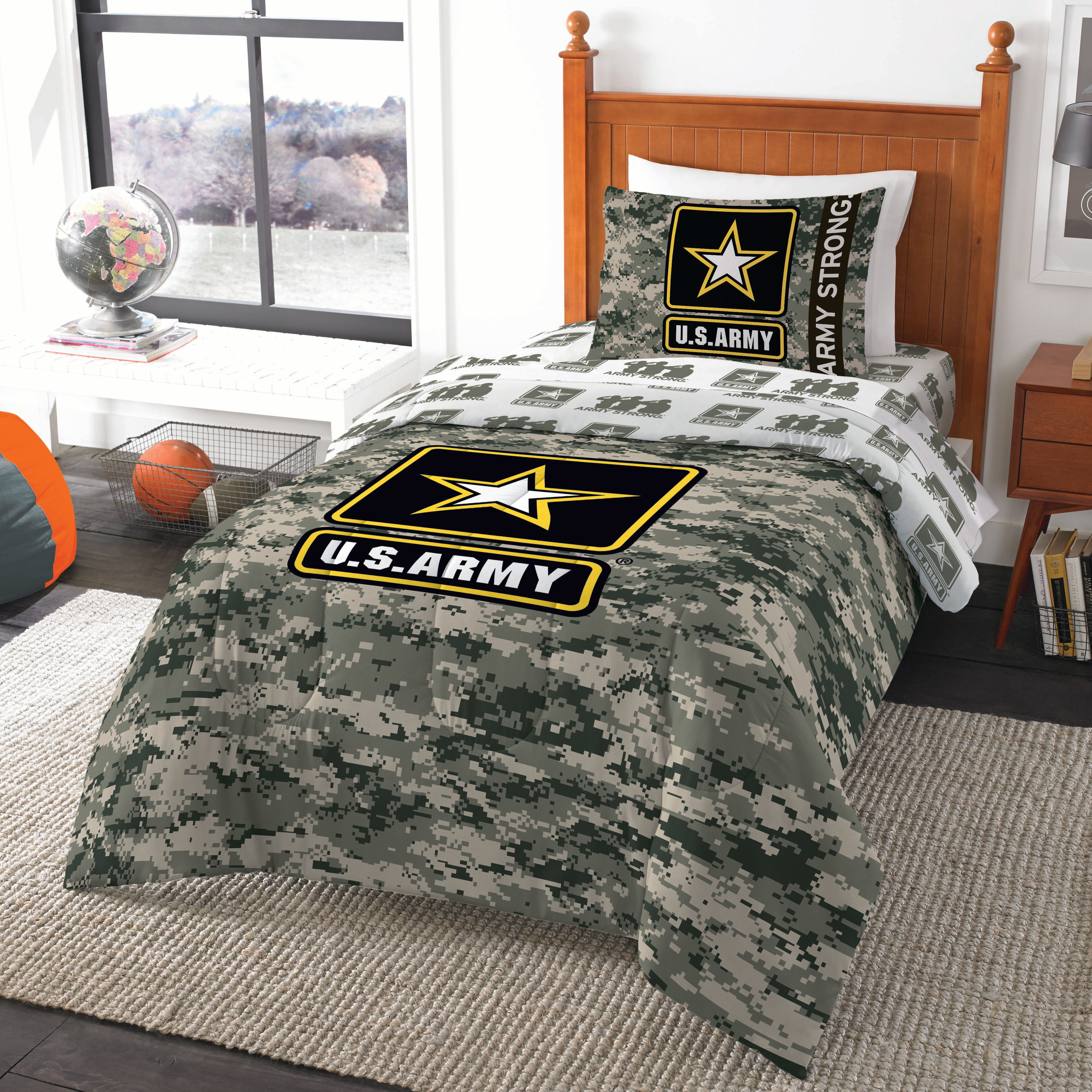 Northwest Co Military Us Army Army Camo Comforter Reviews Wayfair