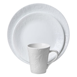 Corelle Embossed Bella Faenza 16-pc Dinnerware Set