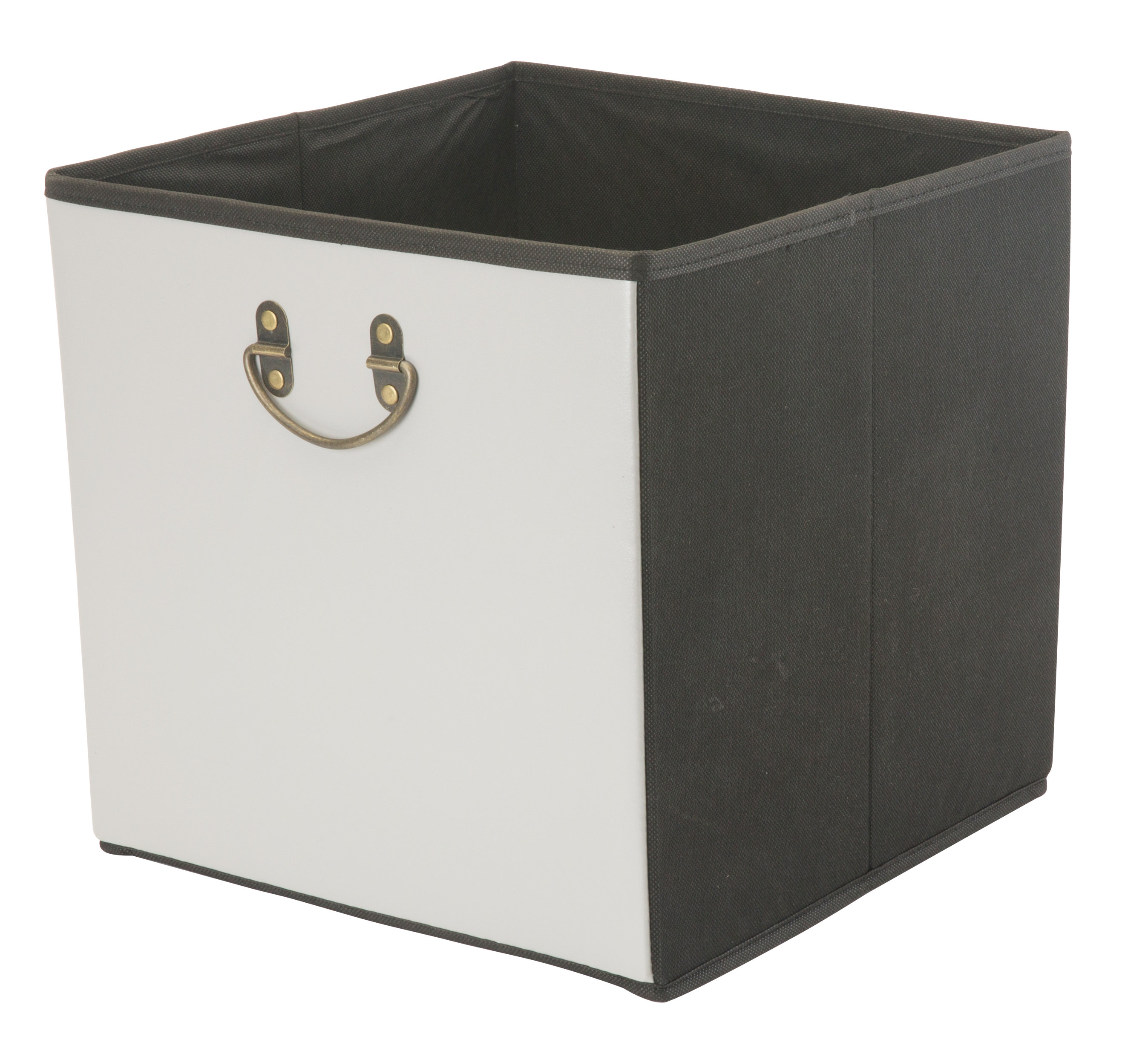 Rebrilliant Collapsible Storage Faux Leather Cube Reviews Wayfair Collapsible Storage Faux Leather Cube