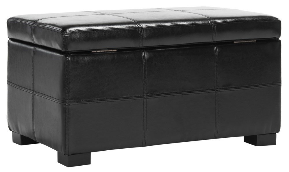 Safavieh Lucas Leather Storage Bench & Reviews Wayfair