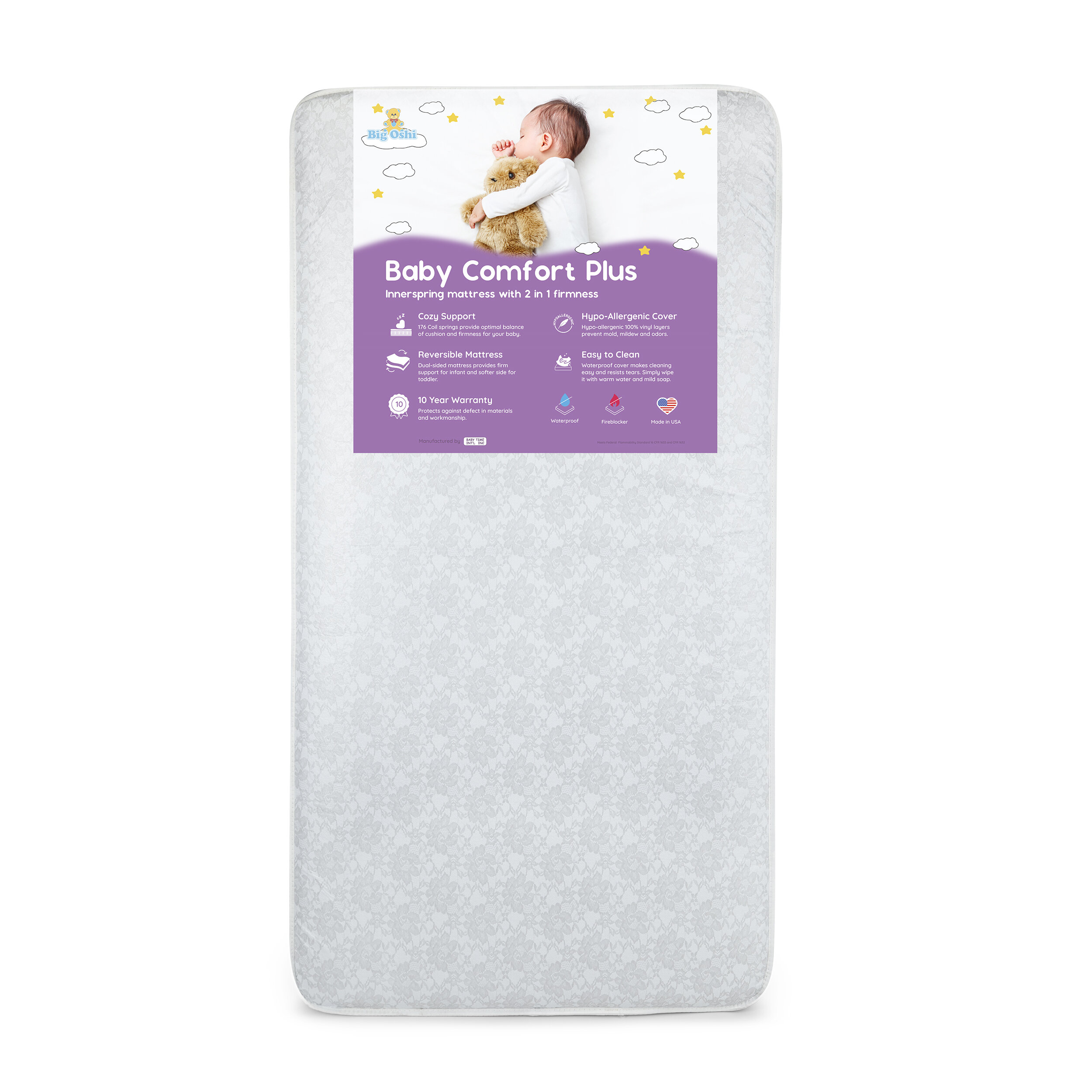 Baby Time International 2 Stage Standard Crib Mattress Reviews