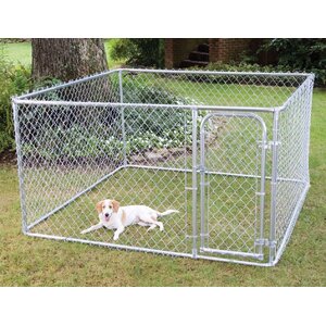 Do-It-Yourself Galvanized Steel Yard Kennel