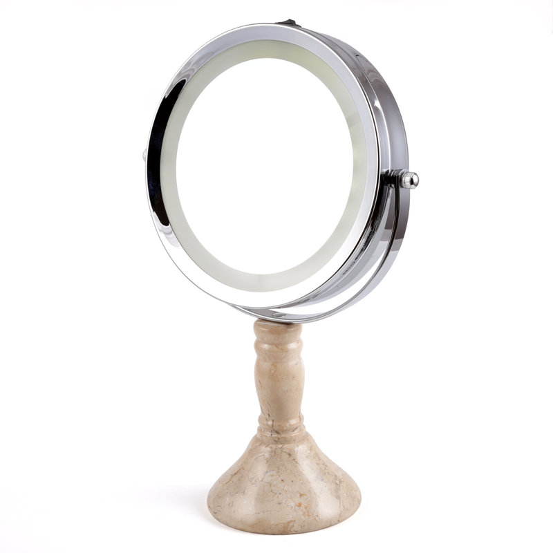 Winston Porter Hawley Double Sided Swivel Led Makeup Mirror Wayfair