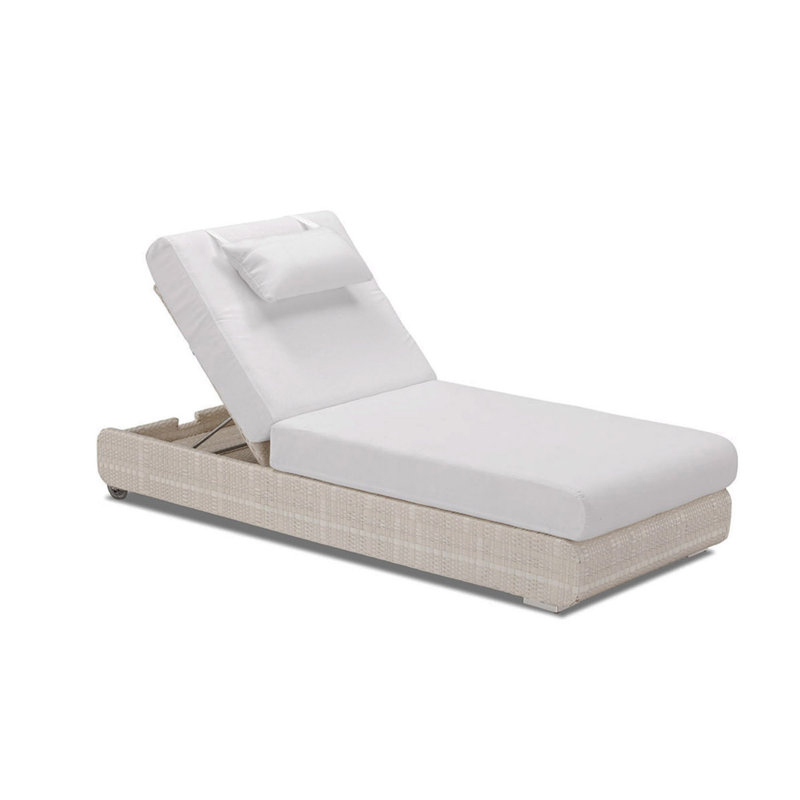 100 Essentials Sumba Adjustable Sun Lounge with Cushion | Wayfair