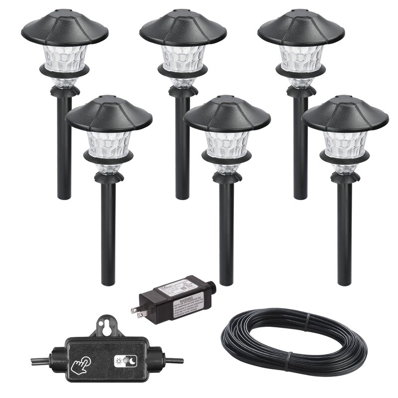 Paradise Garden Lighting 8-Piece Pathway Light Set & Reviews | Wayfair