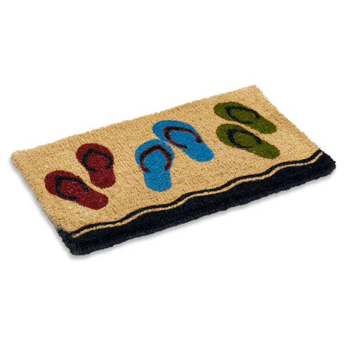 Flip Flop 30 In X 18 In Outdoor Door Mat