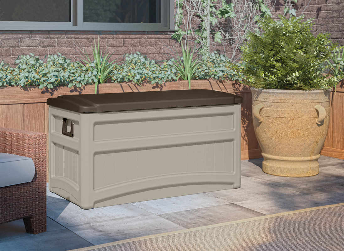 Suncast 73 Gallon Resin Deck Box & Reviews Wayfair