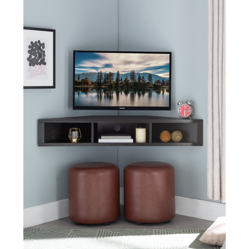 Ebern Designs French Floating Corner Tv Stand For Tvs Up To 50
