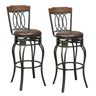 Millwood Pines Whitmer Swivel Bar Counter Stool Wayfair