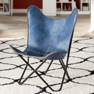 Camel Leather Accent Chair Wayfair Sharon Leather Erfly Lounge Chair