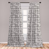 Tree Print Window Curtains Wayfair