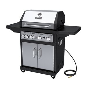 4-Burner Natural Gas Grill with Cabinet