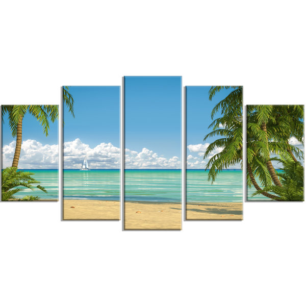 5 Panel Beach Wall Art Wayfair