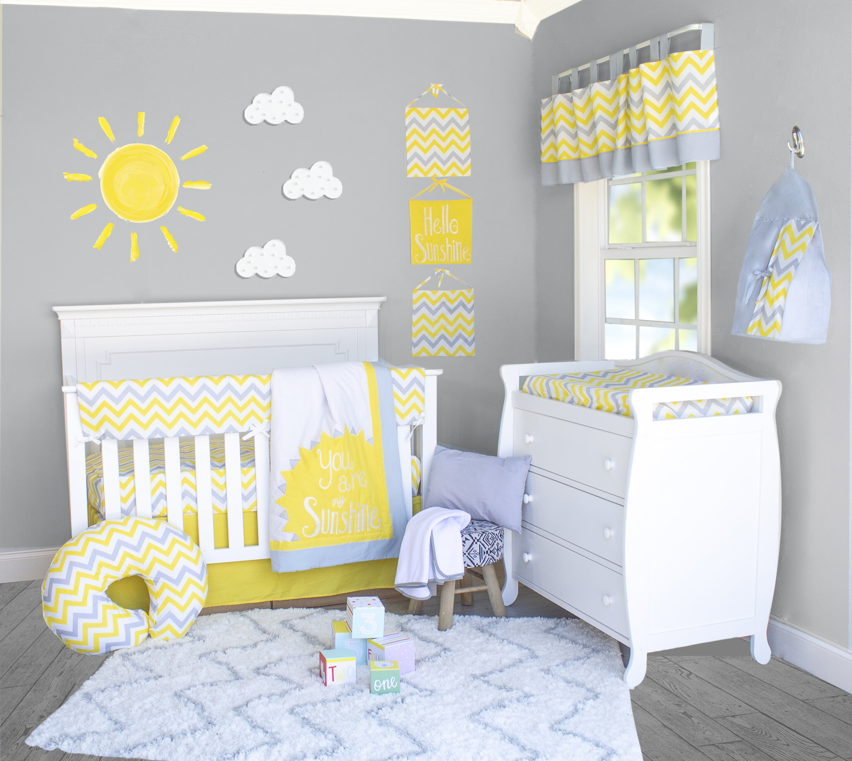 Harriet Bee Calana Sunshine 13 Piece Crib Bedding Set Wayfair