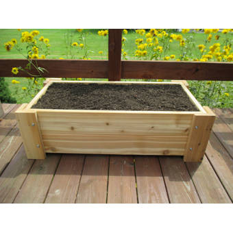 Elite Cedar Cedar Planter Box Wayfair