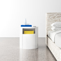 Round White Nightstands You Ll Love In 2021 Wayfair