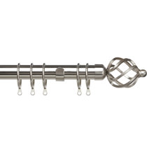 Arched Window Curtain Rods Wayfair Co Uk