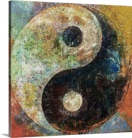 Canvas On Demand Yin And Yang By Michael Creese Graphic Art On