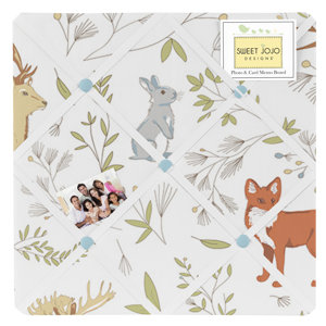 Woodland Toile Memo Board