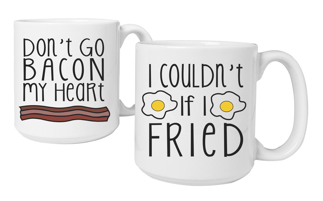 Bacon and Eggs Coffee Mug Set