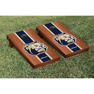 NCAA Rosewood Stained Stripe Version Cornhole Game Set