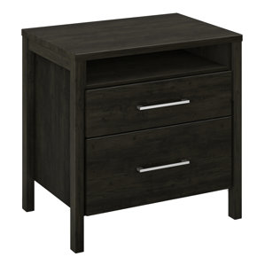Gravity 2 Drawer Nightstand by South Shore