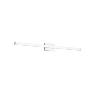 Best Styron Square LED 1-Light Bath Bar By Orren Ellis Wall Lights Styron Square LED 1-Light Bath Bar By Orren Ellis Wall Lights