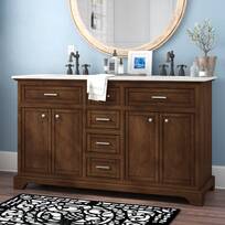 Wyndham Collection Beckett 66 Double Bathroom Vanity Set Reviews Wayfair