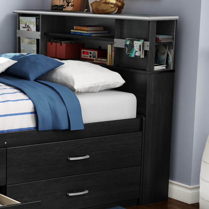 South S Cosmos Full Bookcase Headboard Reviews Wayfair Cosmos Full Bookcase Headboard