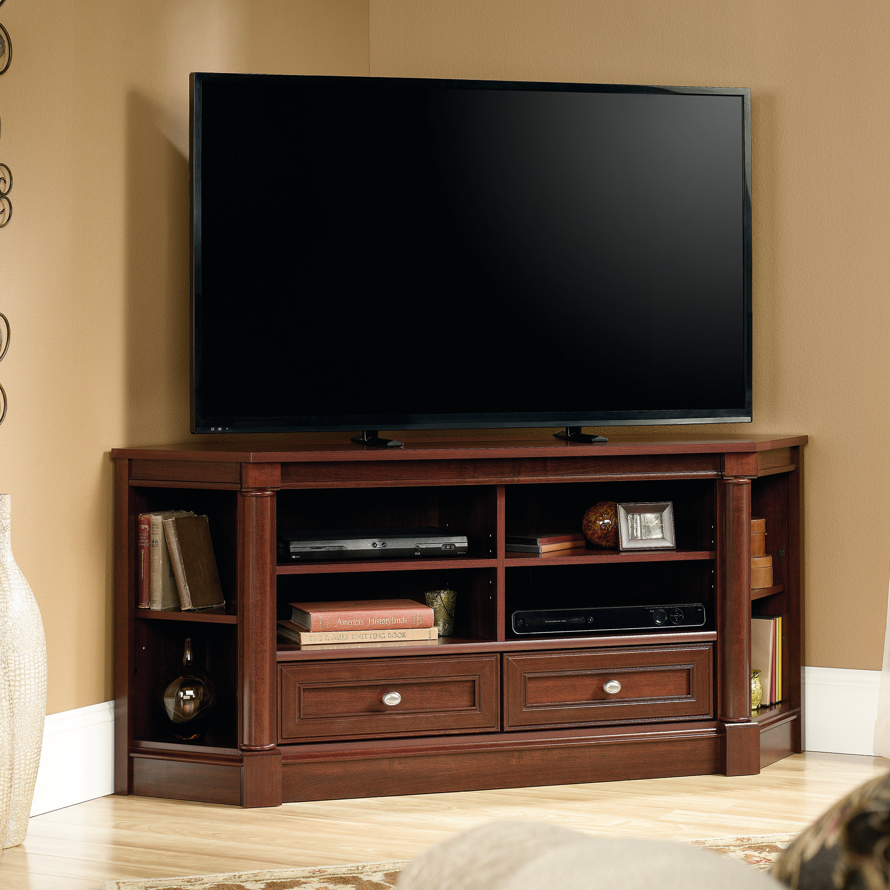 Three Posts Orviston Corner Tv Stand For Tvs Up To 60 Reviews Three Posts Orviston Corner Tv Stand For Tvs Up To 60 Reviews Wayfair