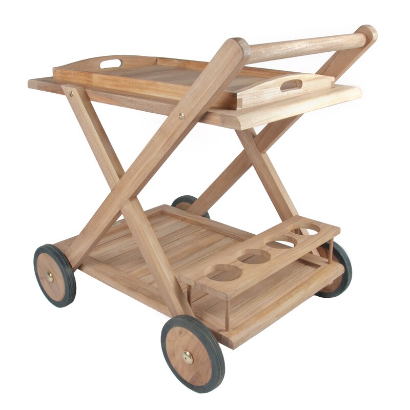 Teak Serving Cart & Reviews | Birch Lane