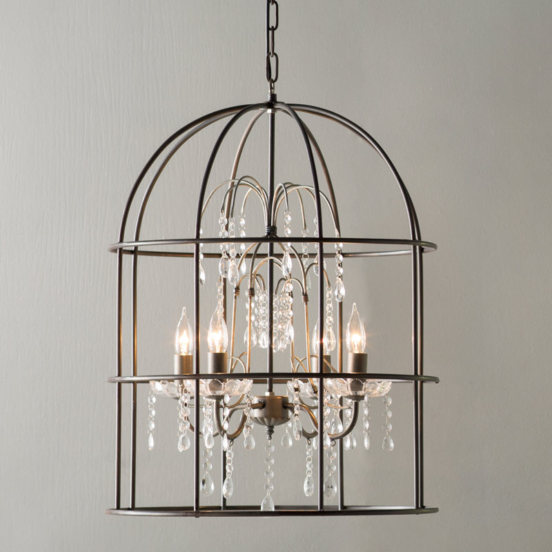 Lark Manor Argens 4 Light Crystal Chandelier Reviews Wayfair Argens 4 Light Crystal Chandelier
