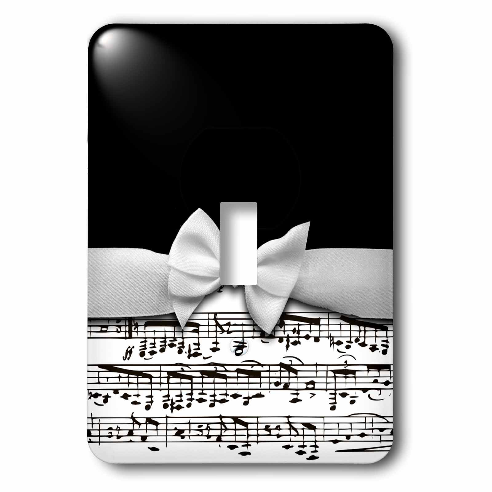 3drose Musical Notes Ribbon 1 Gang Toggle Light Switch Wall Plate Wayfair