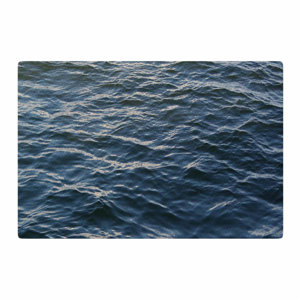 Suzanne Carter Deep Water Nautical Blue Area Rug