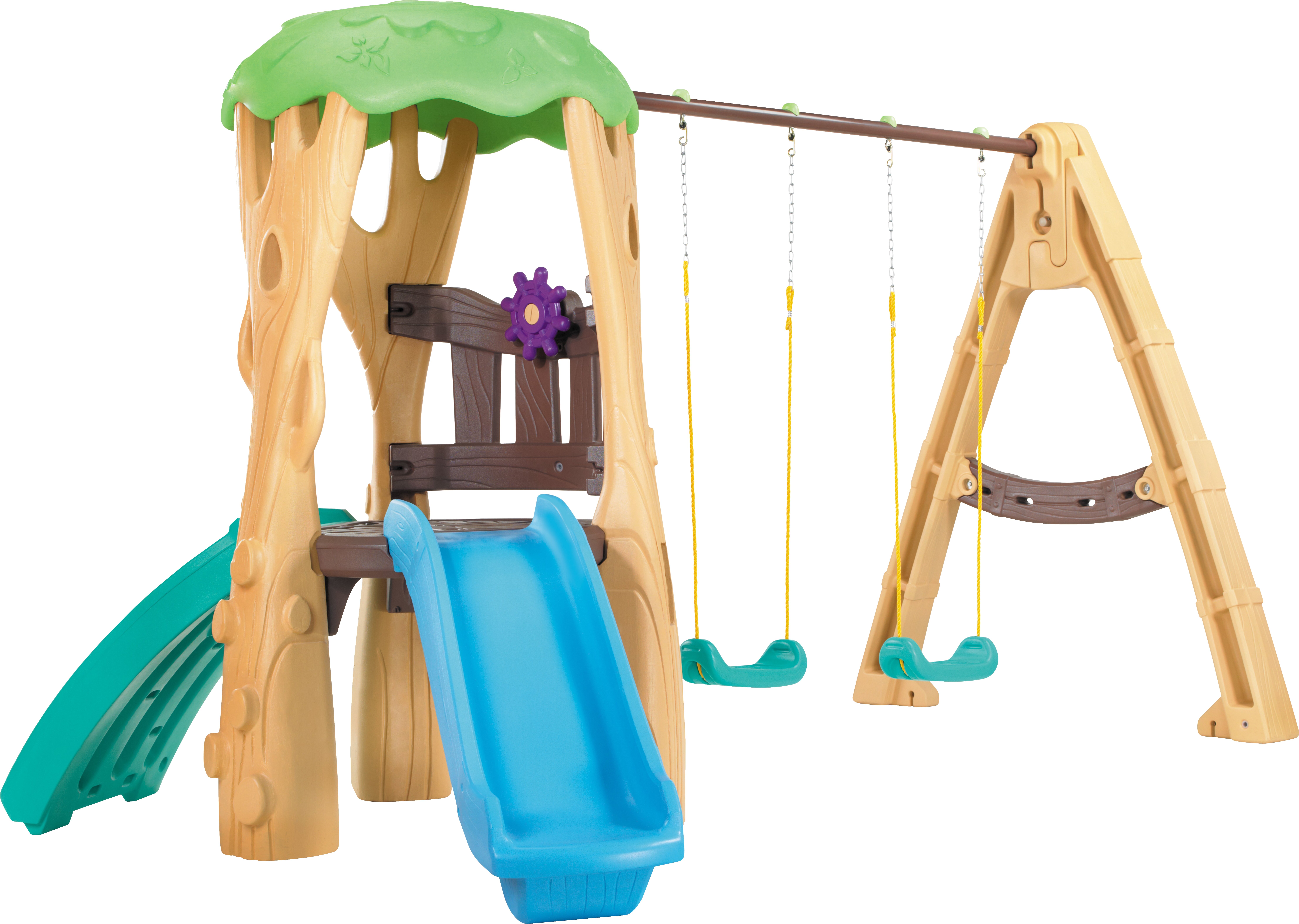 outdoor playset with house
