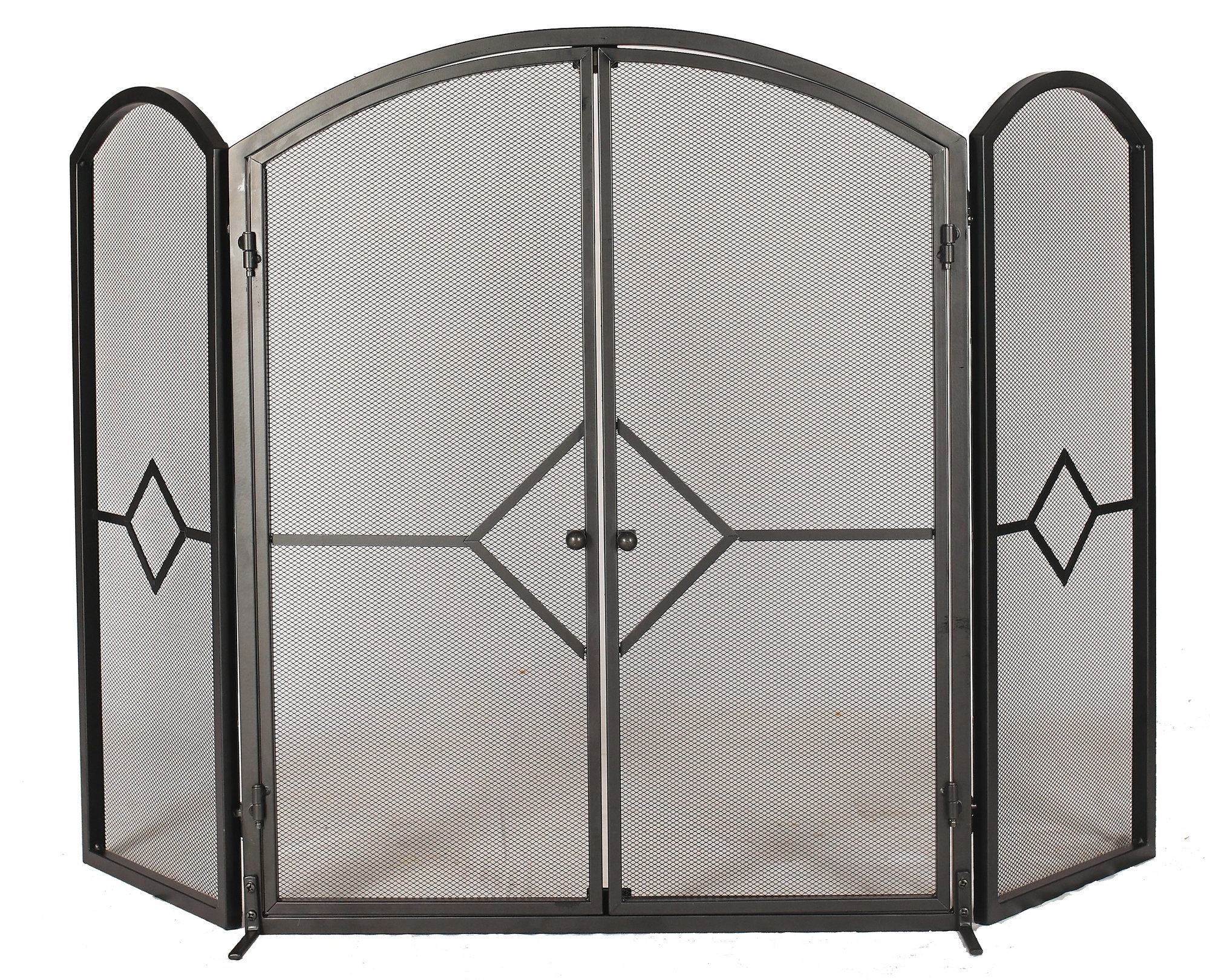 1 Go 3 Panel Steel Fireplace Screens Wayfair