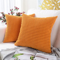 orange pillow covers