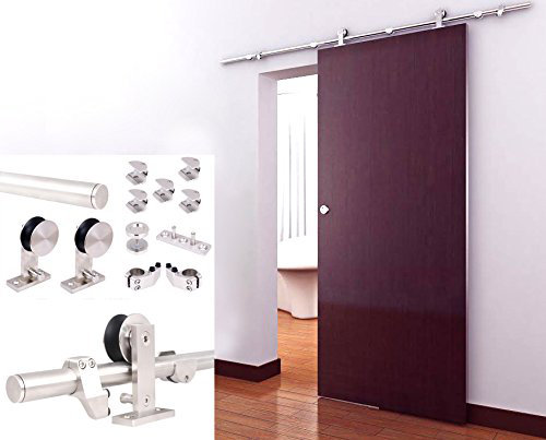 Tms European Modern Sliding Single Track Barn Door Hardware Kit Reviews