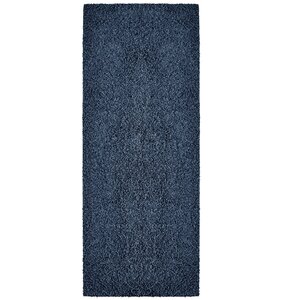 Modern Blue Sailor Shag Area Rug