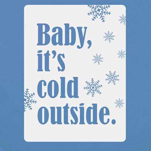 Baby Its Cold Outside Wall Sticker Happy Larry Colour: Pink