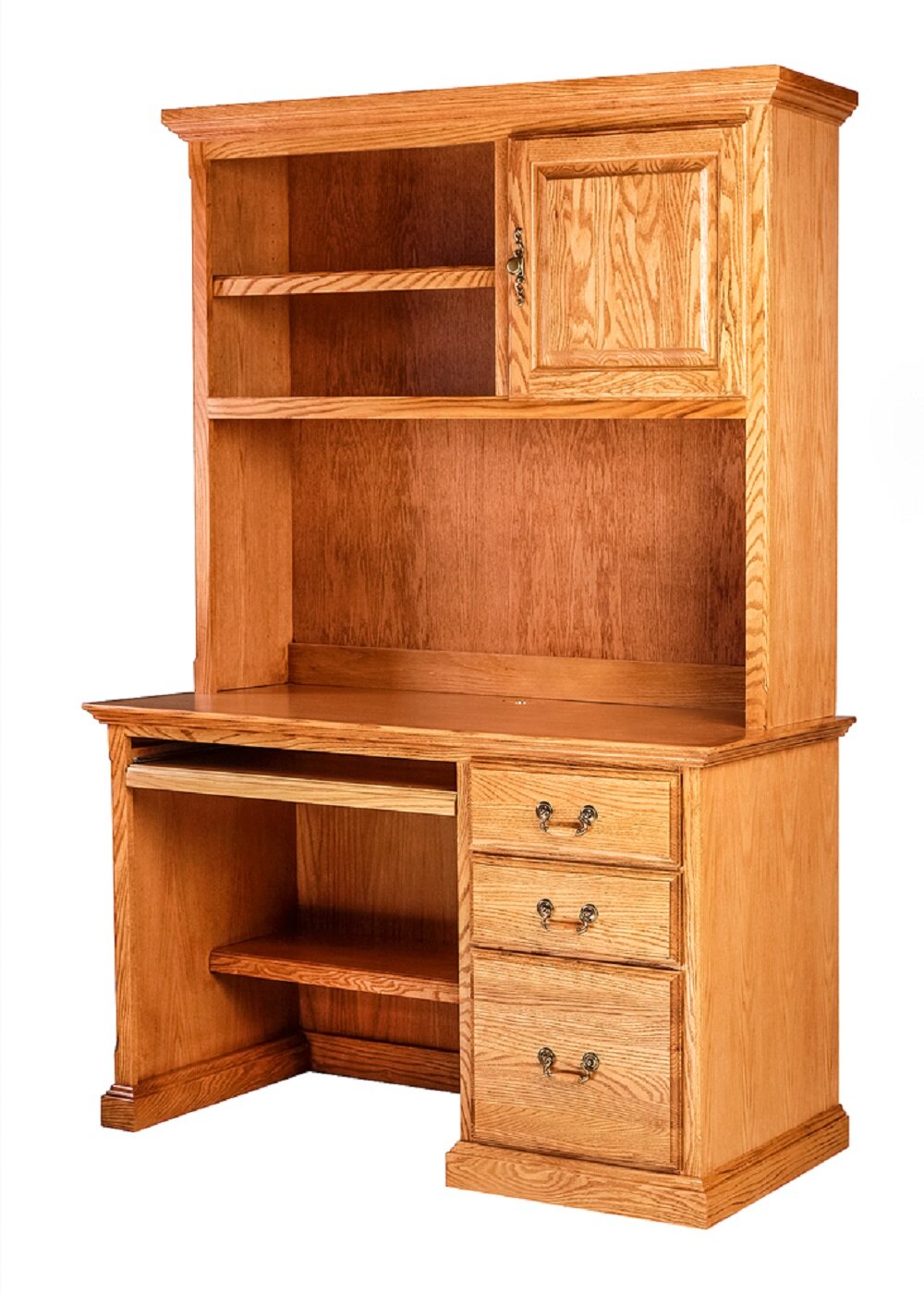 Loon Peak Armentrout Computer Desk With Hutch Wayfair