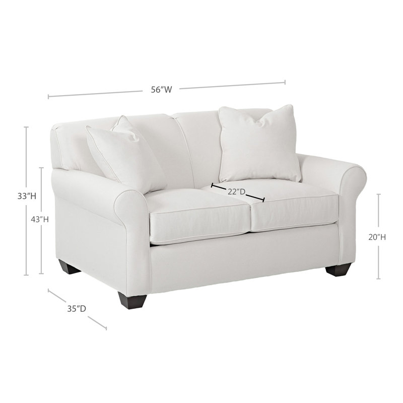 Wayfair Custom Upholstery™ Jennifer Loveseat & Reviews Wayfair
