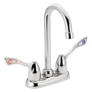 Moen M-Bition Double Handle Kitchen Faucet