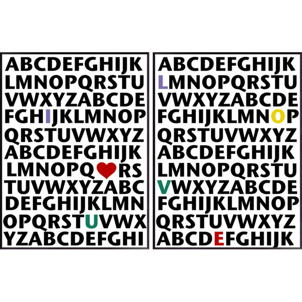 Ptm Abc Love 2 Piece Framed Textual Art Set Wayfair