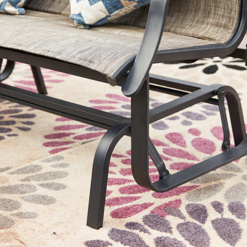 Charlton Home Sigman Glider Bench Reviews Wayfair