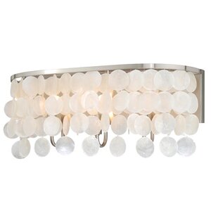 Kym Capiz Shell 3-Light Vanity Light