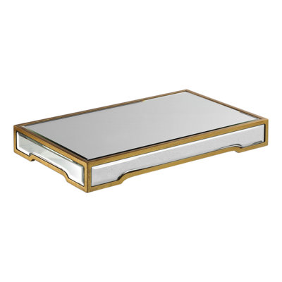 Lakin Mirrored Accent Tray Birch Lane