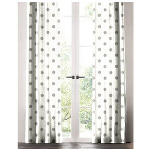 Jaimie Polka Dot Single Curtain Panel